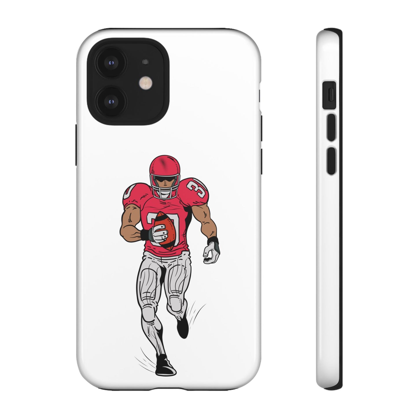 Football Player Tough Case, Sports Phone Cover, Athlete Gift, Tough Phone Case, Fall Sports, Football Lover's Accessory