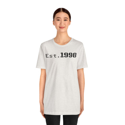 Vintage Est. 1998 Tee - Retro Unisex Shirt for Birthdays, Gifts, Everyday Wear, Casual Style, Nostalgia
