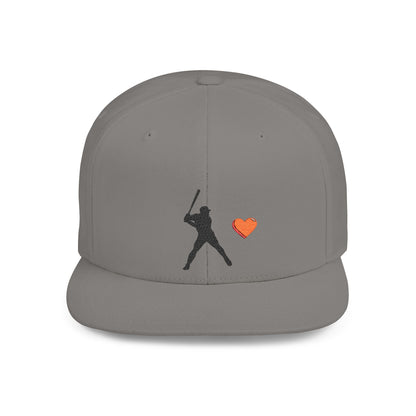 Baseball Love Snapback Hat | Gift for Sports Fans, Casual Wear, Team Spirit, Father's Day, Birthday, Outdoor Activities
