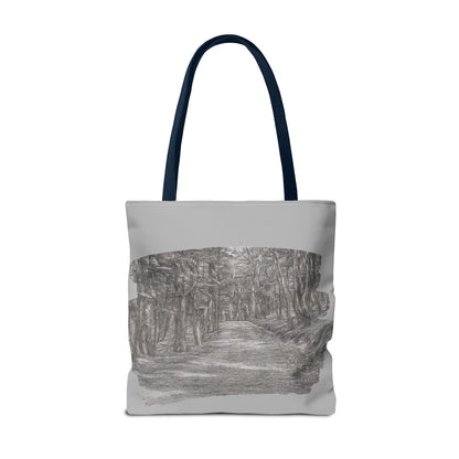 Scenic Path Tote Bag, Reversible Tote, Eco-Friendly Shopper, Outdoor Adventure Bag, Gift for Nature Lovers, Stylish Carryall