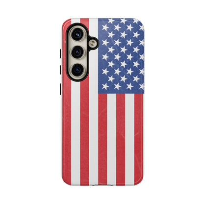 Patriotic Phone Case - Tough Cases for Veterans, USA Lovers, Independence Day, Memorial Day, Flag Design