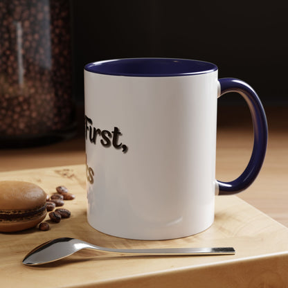 But First, Books Accent Coffee Mug - Perfect Gift for Book Lovers