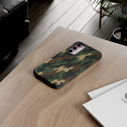 Camouflage Phone Case, Tough Cases, Military Style, Unique Phone Accessories, Gift for Him, Durable Phone Cover