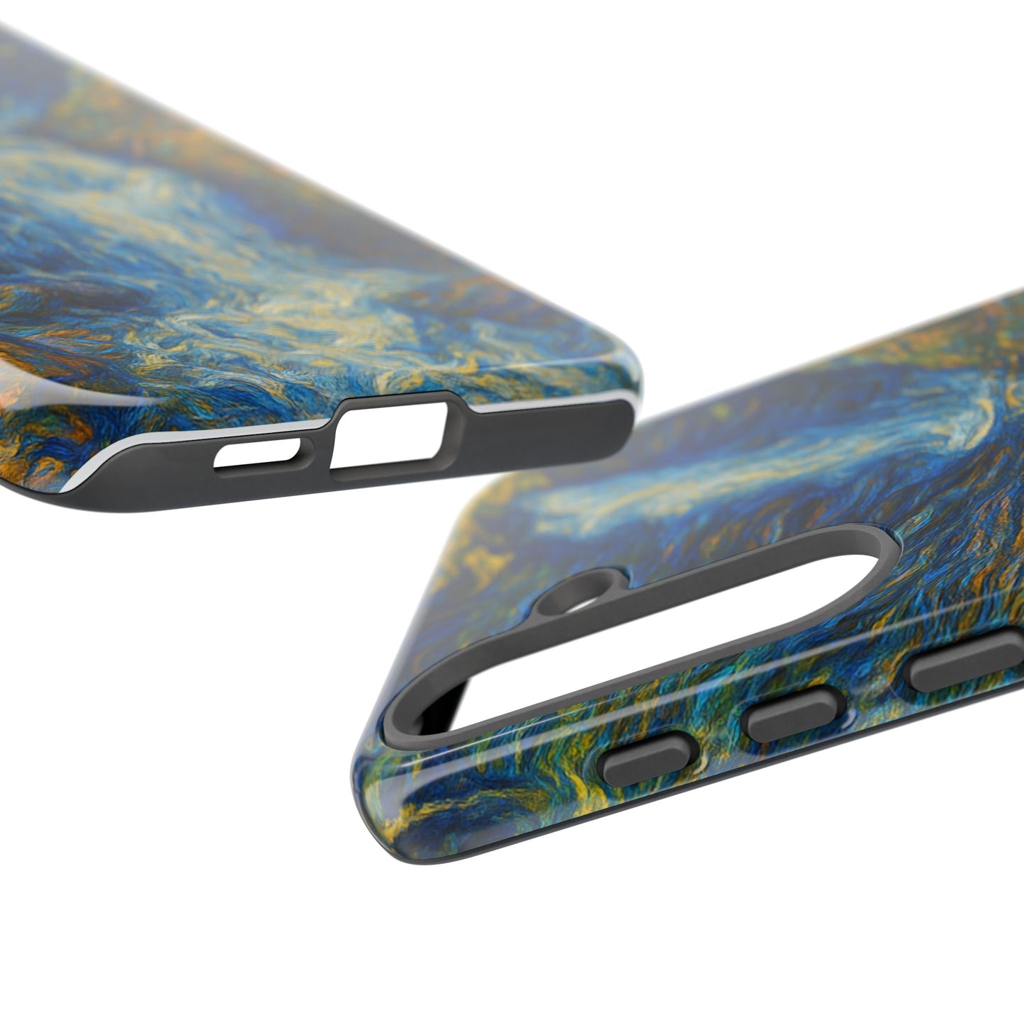 Artistic Phone Case - Waterfall Design, Unique Gift, Phone Accessory, Nature Lover, Original Artwork