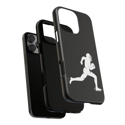 Football Player Phone Case, Tough Cases, Sports Phone Cover, Gift for Athletes, iPhone & Samsung Accessories, Running Player Design