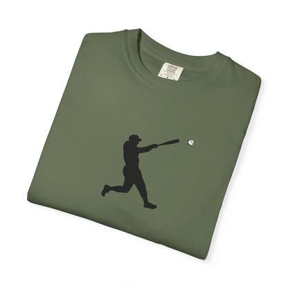 Sporty Garment-Dyed T-Shirt for Baseball Lovers, Casual Tee, Unisex Sports Shirt, Perfect Gift for Athletes, Outdoor Activities