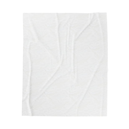 Cozy Velveteen Plush Blanket - Soft Textured Throw for Relaxation & Comfort