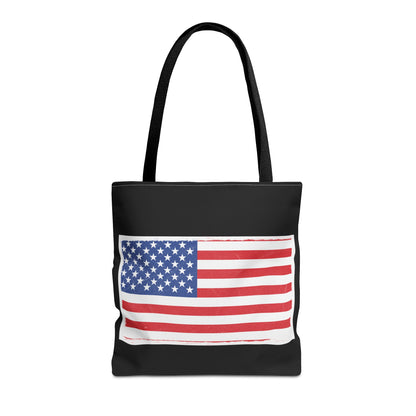 Patriotic Tote Bag, American Flag Carryall, Beach Bag, Reusable Shopping Tote, Independence Day Gift