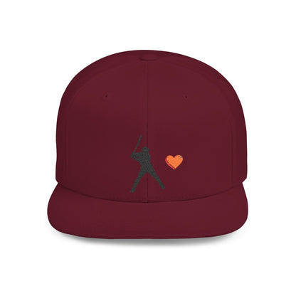 Baseball Love Snapback Hat | Gift for Sports Fans, Casual Wear, Team Spirit, Father's Day, Birthday, Outdoor Activities