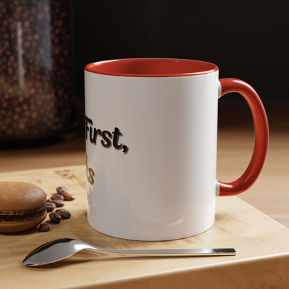 But First, Books Accent Coffee Mug - Perfect Gift for Book Lovers