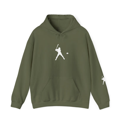 Sporty Unisex Baseball Hooded Sweatshirt, Casual Hoodie for Athletes, Perfect for Gifts, Comfy Streetwear, Ideal for Sports Events, Personal Use