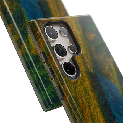 Artistic Phone Case by Tough Cases, Nature-Inspired Phone Protection, Unique Gift for Nature Lovers, Stylish Accessory, Fall Aesthetic