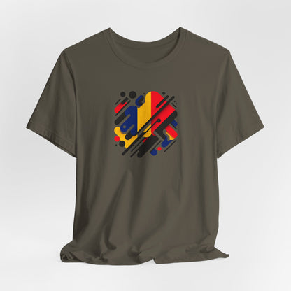 Artistic Heart Unisex Jersey Tee - Vibrant Graphic Tee, Casual Wear, Gift for Art Lovers, Birthday Surprise, Everyday Comfort