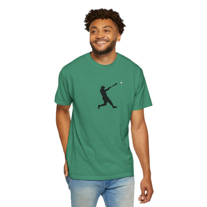Sporty Garment-Dyed T-Shirt for Baseball Lovers, Casual Tee, Unisex Sports Shirt, Perfect Gift for Athletes, Outdoor Activities