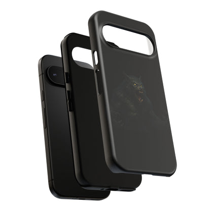 Werewolf Phone Case, Tough Cases, Black Panther Design, Gift for Animal Lovers, Phone Accessories, Fierce Phone Protection