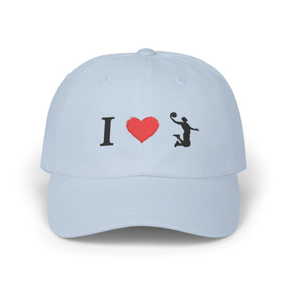 I Love Basketball Dad Cap, Casual Hat for Dads, Gift for Father's Day, Sports Lover Cap, Family Outing Accessory, Everyday Wear