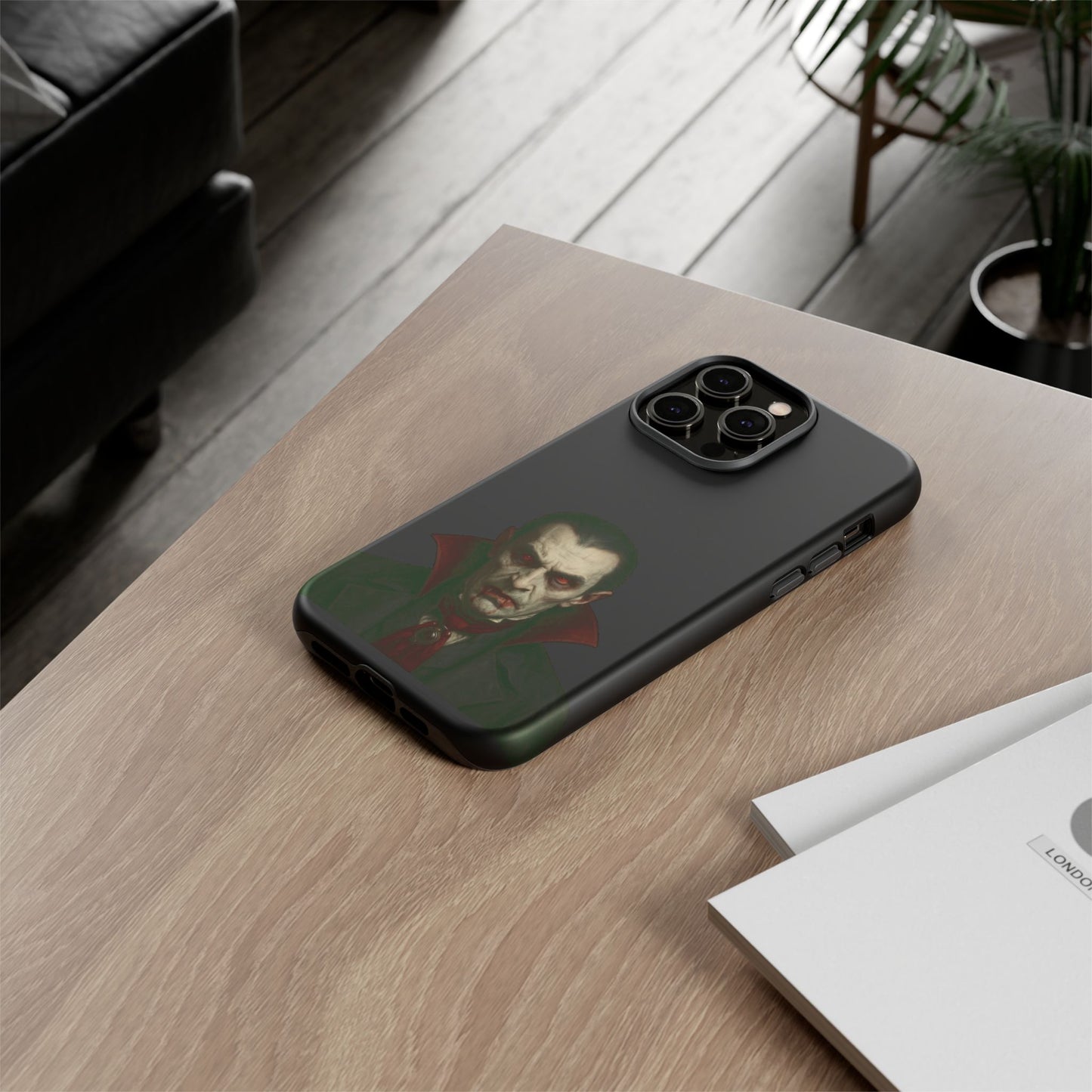 Vampire Phone Case - Tough Cases for Halloween, Gothic Decor, Gifts for Horror Fans, Spooky Accessories, Unique Cellphone Cover