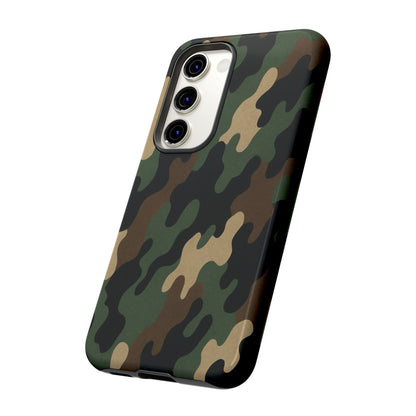 Camouflage Phone Case, Tough Cases, Military Style, Unique Phone Accessories, Gift for Him, Durable Phone Cover
