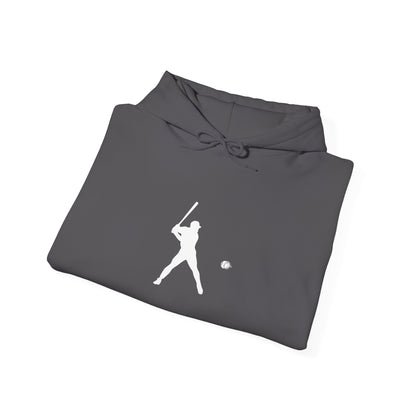 Sporty Unisex Baseball Hooded Sweatshirt, Casual Hoodie for Athletes, Perfect for Gifts, Comfy Streetwear, Ideal for Sports Events, Personal Use