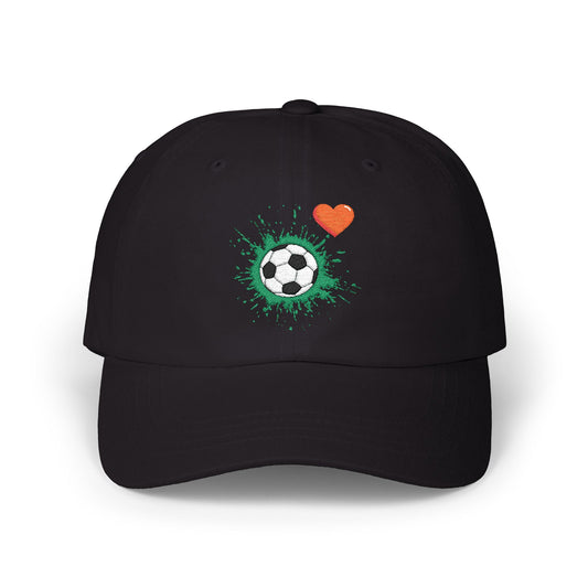 Soccer Love Dad Cap | Perfect Gift for Sports Lovers, Father's Day, Outdoor Events, Casual Wear, Adjustable Cap - product image