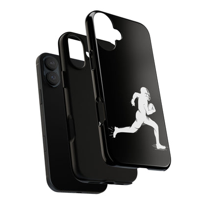 Football Player Phone Case, Tough Cases, Sports Phone Cover, Gift for Athletes, iPhone & Samsung Accessories, Running Player Design