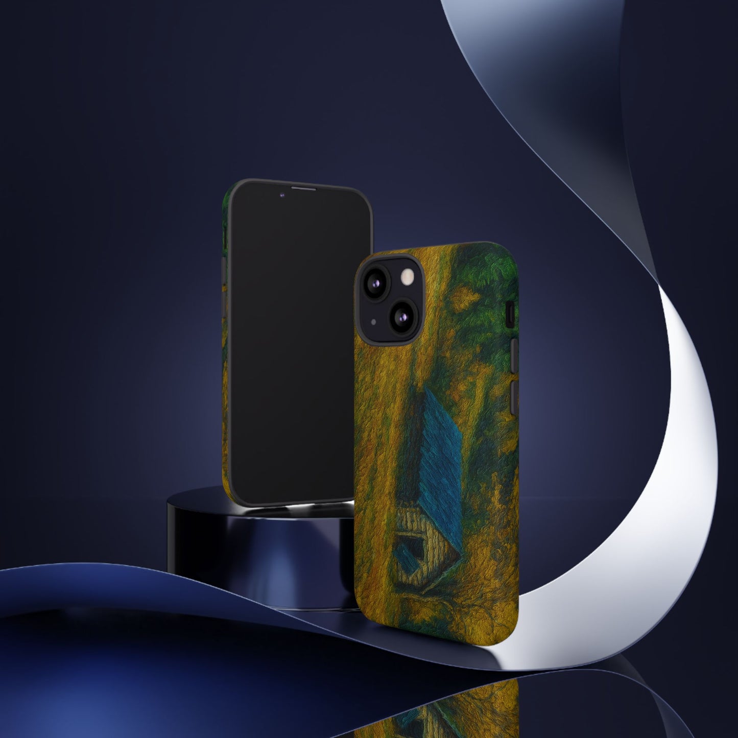 Artistic Phone Case by Tough Cases, Nature-Inspired Phone Protection, Unique Gift for Nature Lovers, Stylish Accessory, Fall Aesthetic