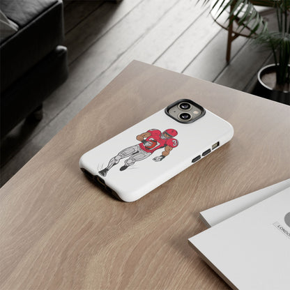 Football Player Tough Case, Sports Phone Cover, Athlete Gift, Tough Phone Case, Fall Sports, Football Lover's Accessory