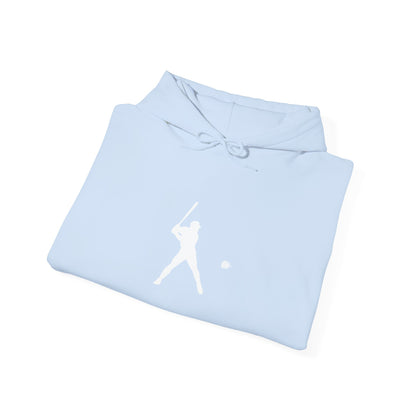 Sporty Unisex Baseball Hooded Sweatshirt, Casual Hoodie for Athletes, Perfect for Gifts, Comfy Streetwear, Ideal for Sports Events, Personal Use