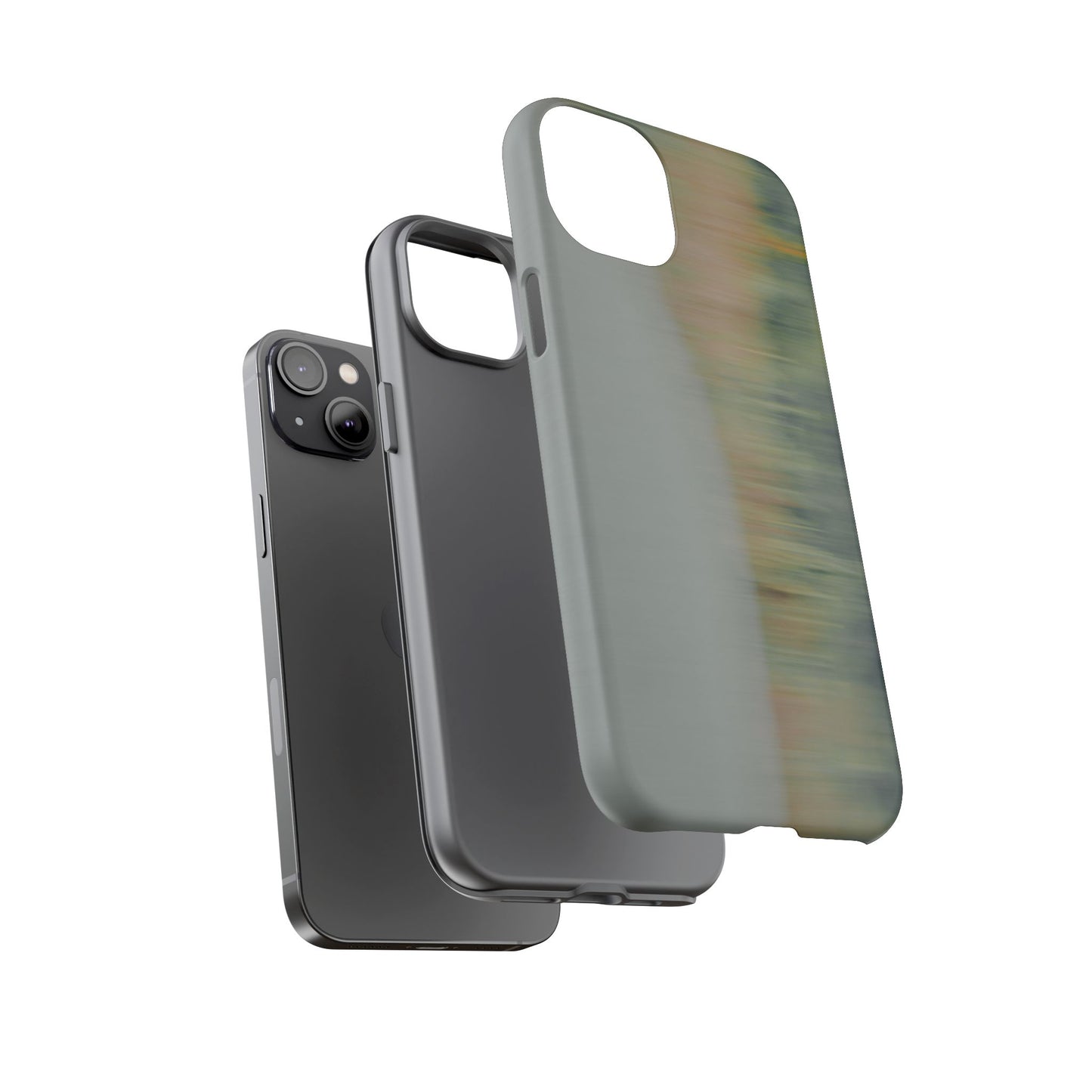 Tough Cases: Modern Abstract iPhone Case for Nature Lovers