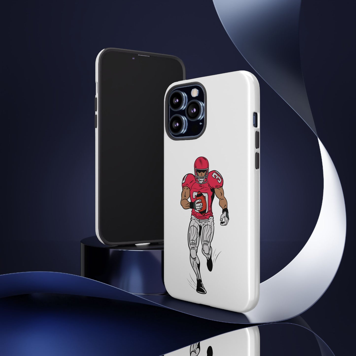 Football Player Tough Case, Sports Phone Cover, Athlete Gift, Tough Phone Case, Fall Sports, Football Lover's Accessory