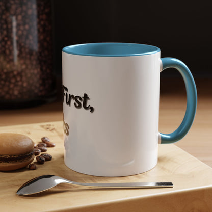 But First, Books Accent Coffee Mug - Perfect Gift for Book Lovers
