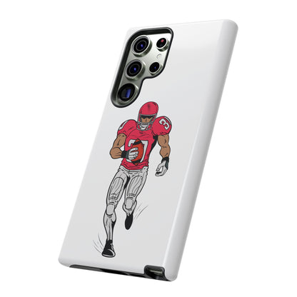 Football Player Tough Case, Sports Phone Cover, Athlete Gift, Tough Phone Case, Fall Sports, Football Lover's Accessory