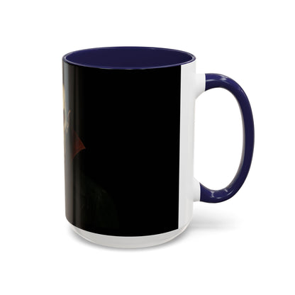 Gothic Dracula Vampire Accent Coffee Mug | Spooky Halloween Gift, Unique Home Decor, Collector's Mug, Coffee Lover's Gift