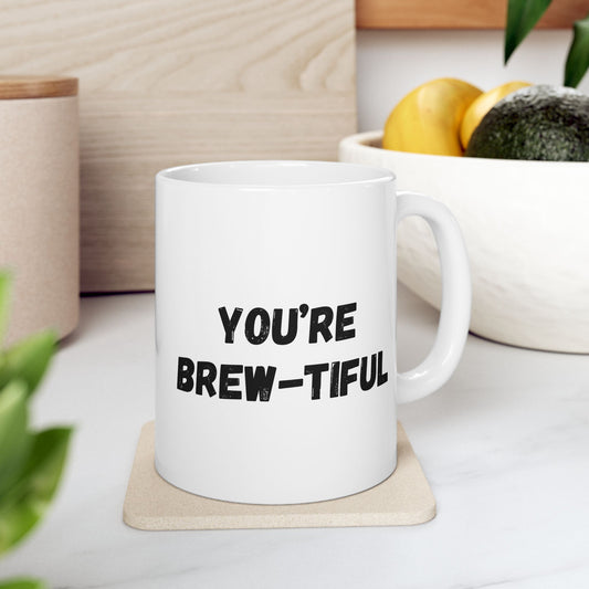 Inspirational Ceramic Mug - You Are Beautiful (11oz, 15oz) - product image