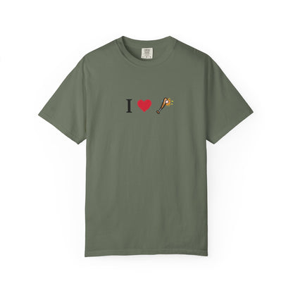 I Love Baseball  Unisex Tee, Gift for Couples, Cute Matching T-Shirts, Casual Everyday Wear, Anniversary Present, Love Shirt