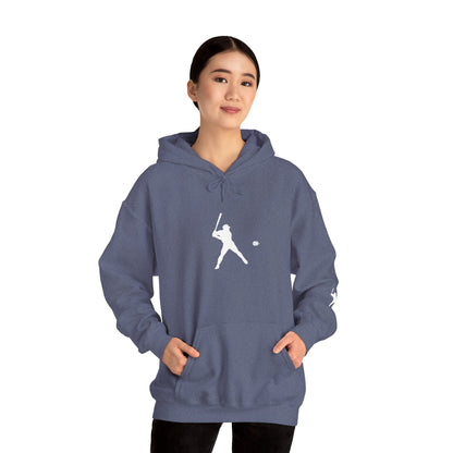 Sporty Unisex Baseball Hooded Sweatshirt, Casual Hoodie for Athletes, Perfect for Gifts, Comfy Streetwear, Ideal for Sports Events, Personal Use