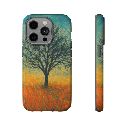 Artistic Phone Case with Tree Design, Nature Lover Gift, Unique Phone Cover, Holiday Present, Eco-friendly Tech Accessories
