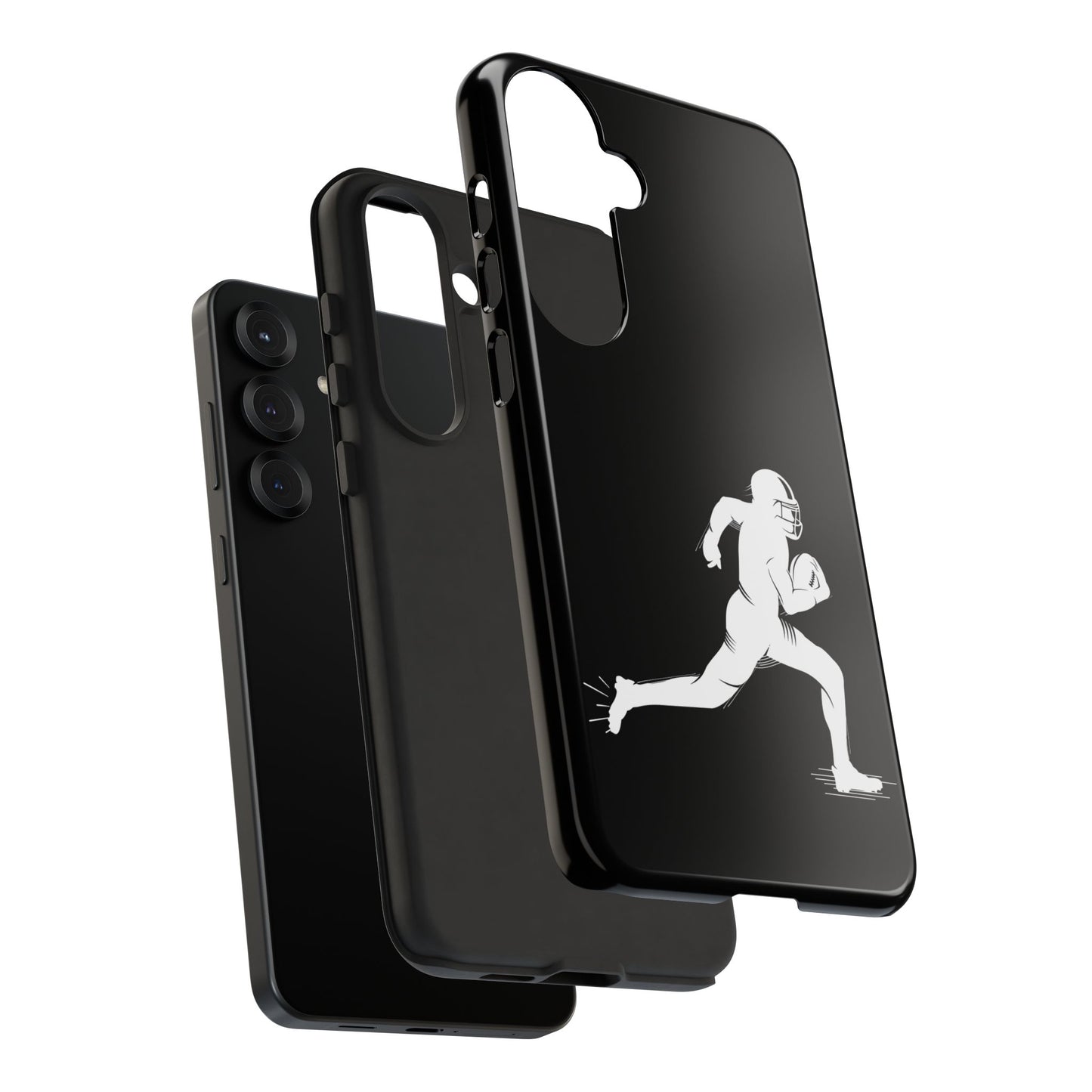 Football Player Phone Case, Tough Cases, Sports Phone Cover, Gift for Athletes, iPhone & Samsung Accessories, Running Player Design