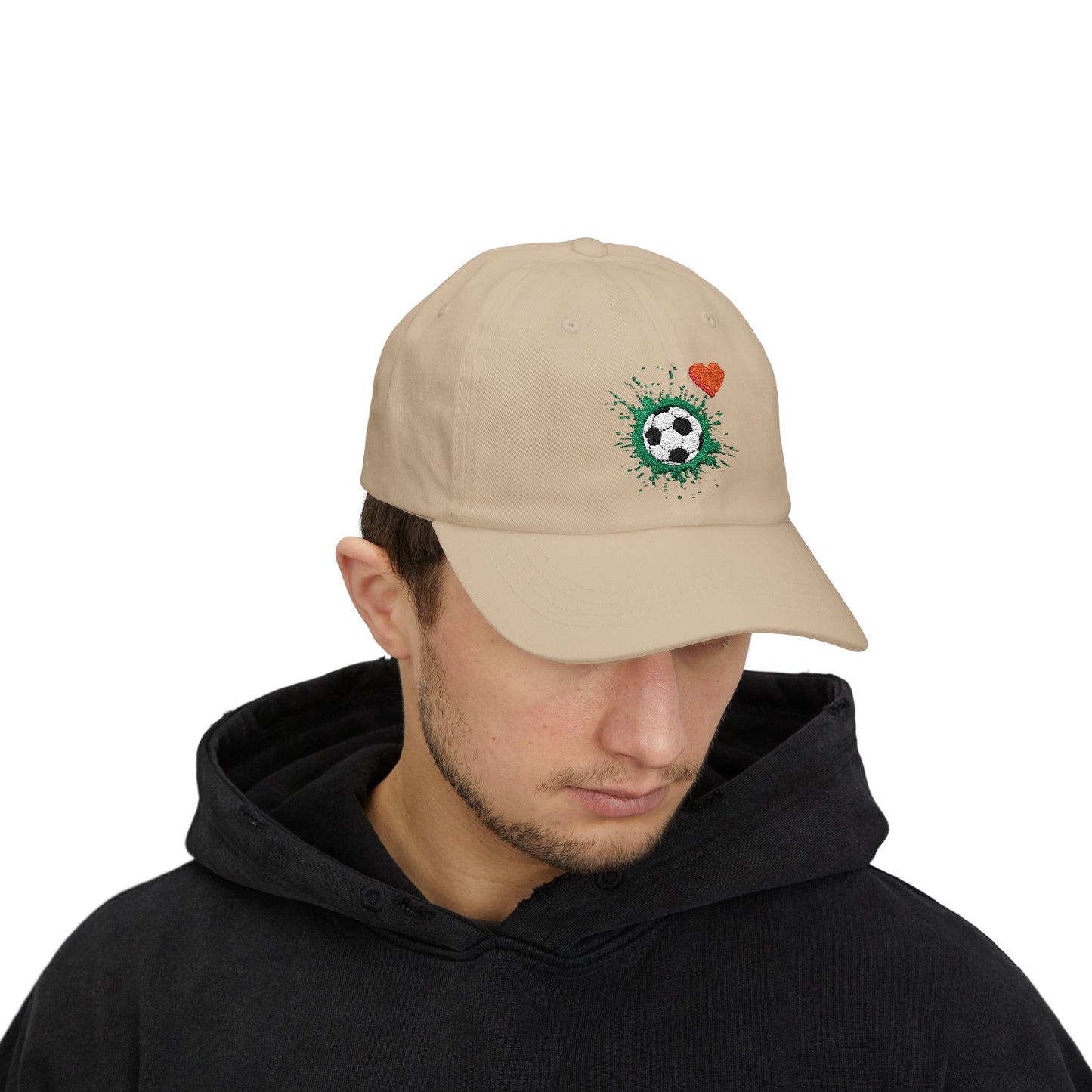 Soccer Love Dad Cap | Perfect Gift for Sports Lovers, Father's Day, Outdoor Events, Casual Wear, Adjustable Cap
