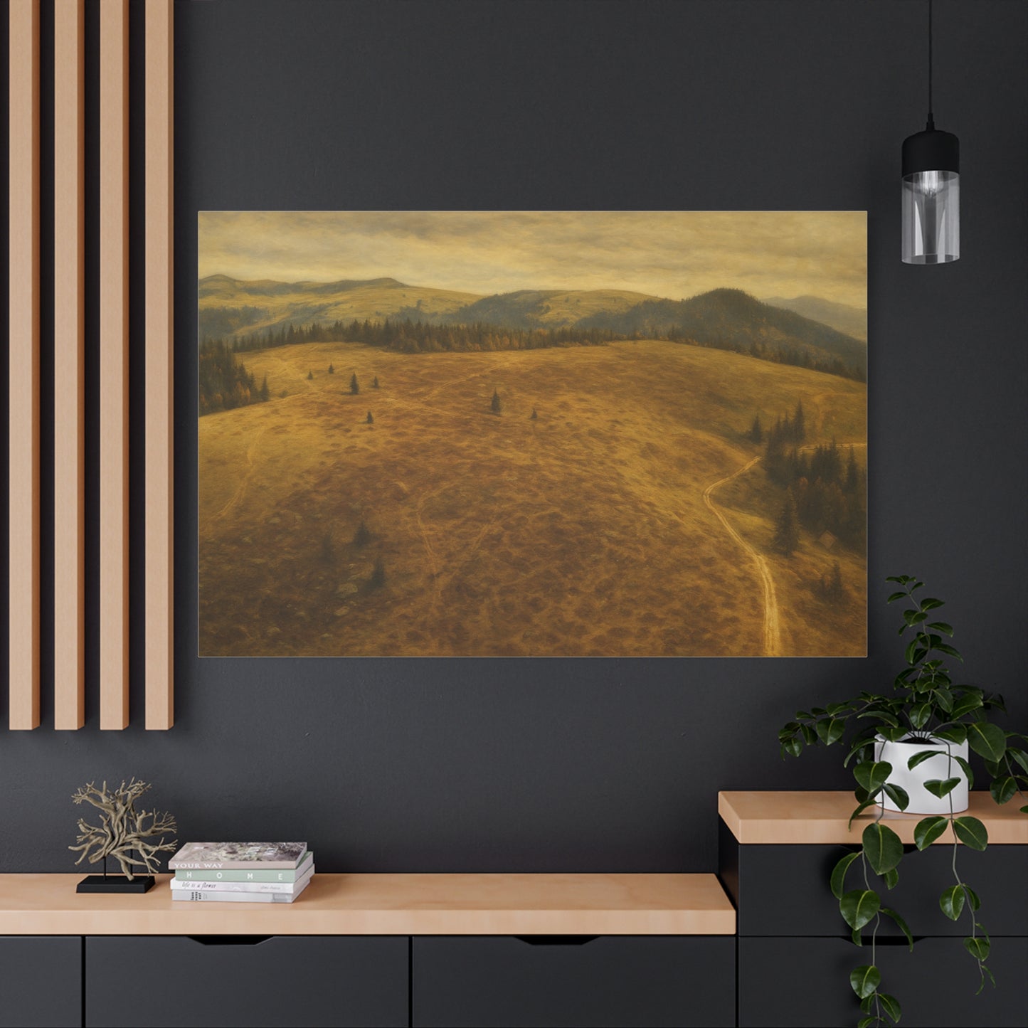 Stretched Canvas Art Print, Landscape Wall Decor, Nature Photography, Rustic Home Decor, Gifting, Earthy Art