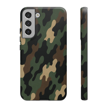 Camouflage Phone Case, Tough Cases, Military Style, Unique Phone Accessories, Gift for Him, Durable Phone Cover