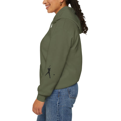 Baseball Themed Unisex Hoodie, Streetwear, Sports Fan Sweatshirt, Gift for Athletes, Casual Wear, Fall Fashion