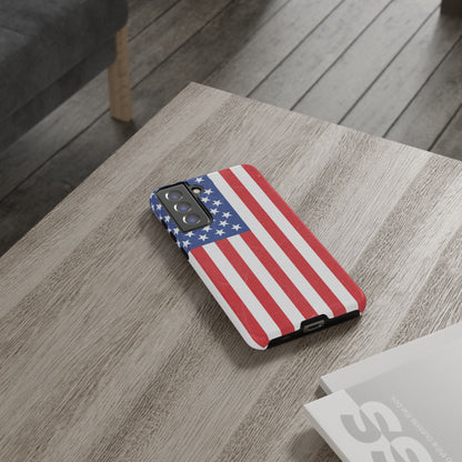 American Flag Phone Case - Patriotic Cell Cover, Tough Cases, USA Pride, Independence Day Gift, Veteran's Day, Phone Protection