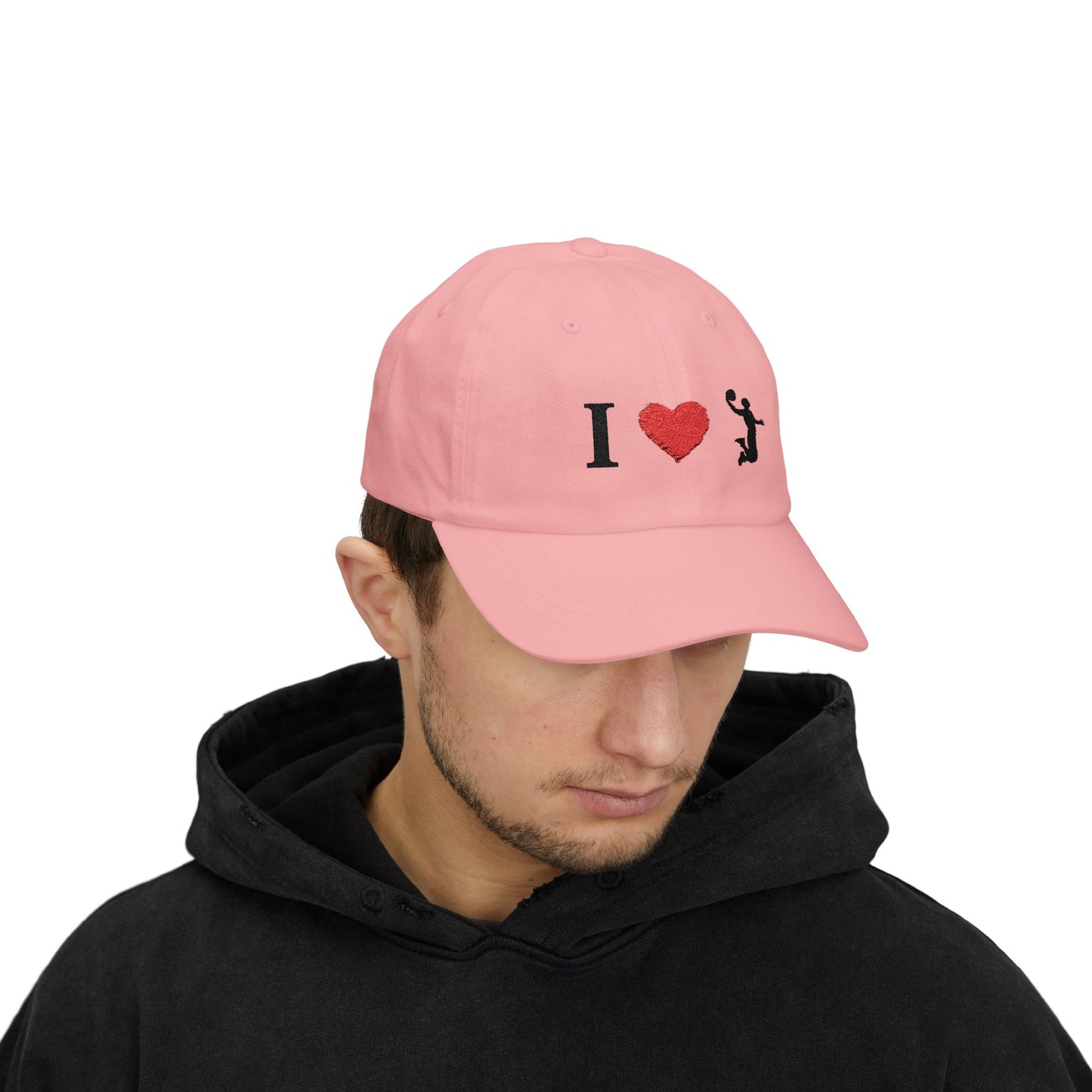 I Love Basketball Dad Cap, Casual Hat for Dads, Gift for Father's Day, Sports Lover Cap, Family Outing Accessory, Everyday Wear