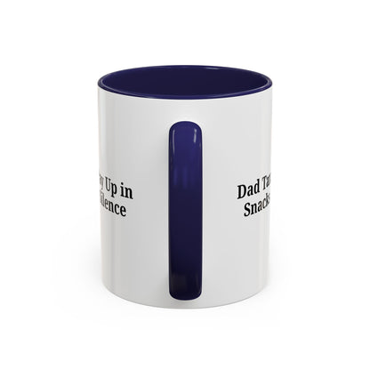 Humorous Dad Coffee Mug - Perfect Gift for Fathers, Dads, Birthdays, Father's Day, Fun Kitchen Decor, Snack Lovers