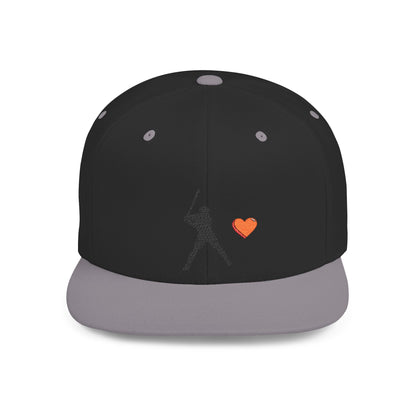 Baseball Love Snapback Hat | Gift for Sports Fans, Casual Wear, Team Spirit, Father's Day, Birthday, Outdoor Activities