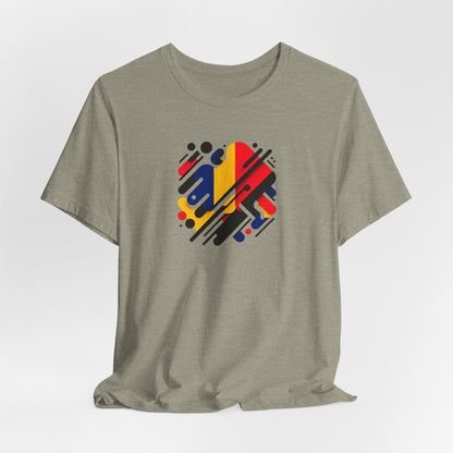 Artistic Heart Unisex Jersey Tee - Vibrant Graphic Tee, Casual Wear, Gift for Art Lovers, Birthday Surprise, Everyday Comfort