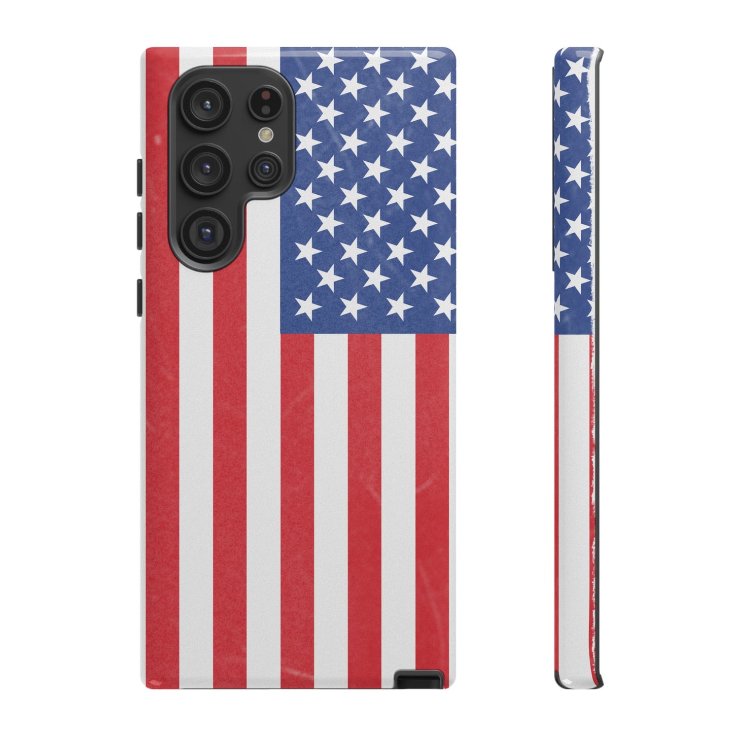 Patriotic Phone Case - Tough Cases for Veterans, USA Lovers, Independence Day, Memorial Day, Flag Design