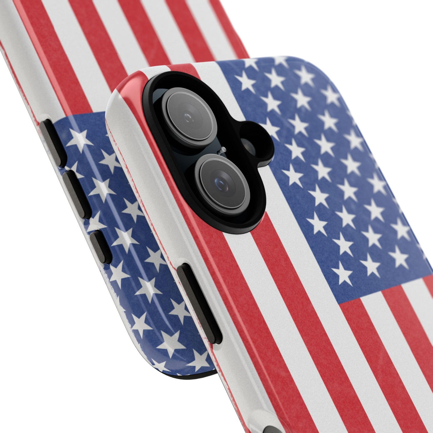 Patriotic Phone Case - Tough Cases for Veterans, USA Lovers, Independence Day, Memorial Day, Flag Design