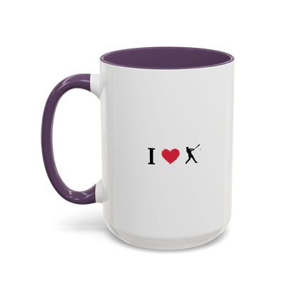 Baseball Love Accent Coffee Mug – Perfect Gift for Sports Fans, Home or Office Use, Great for Birthdays, Anniversaries, and Holidays